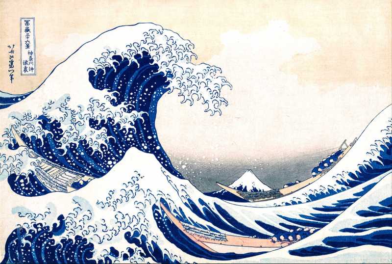 The Great Wave off Kanagawa by Katsushika Hokusai